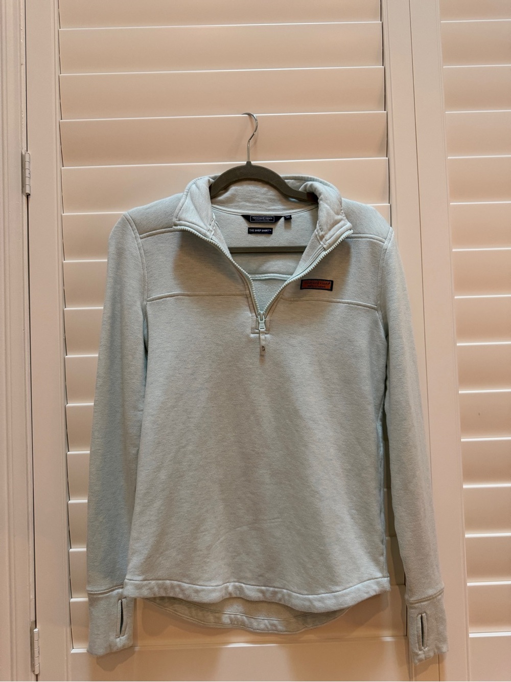 Vineyard Vines light green Half-Zip Pullover Sweater
